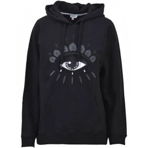 Kenzo Paris Black Hoodie with Eye Design